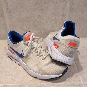 Nike Air Max Zero White Ultramarine 789695-105 Tinker Hatfield Size 13 US